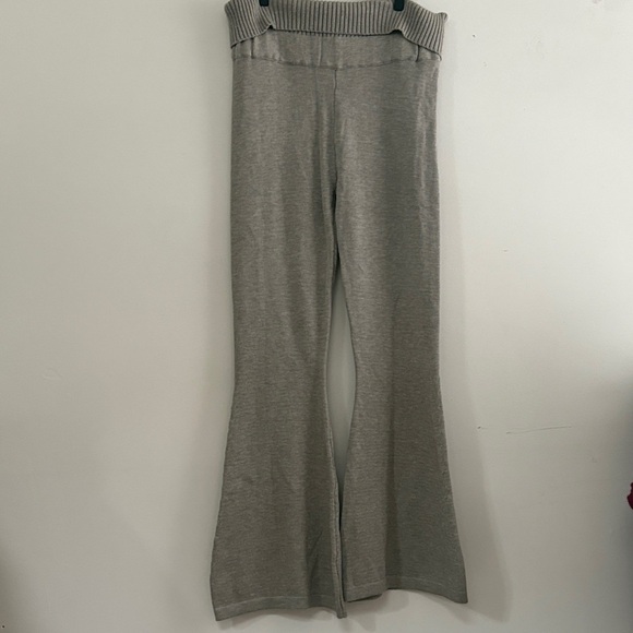 Kimberly C Pants - Chic Gray Flare Pants for Women
